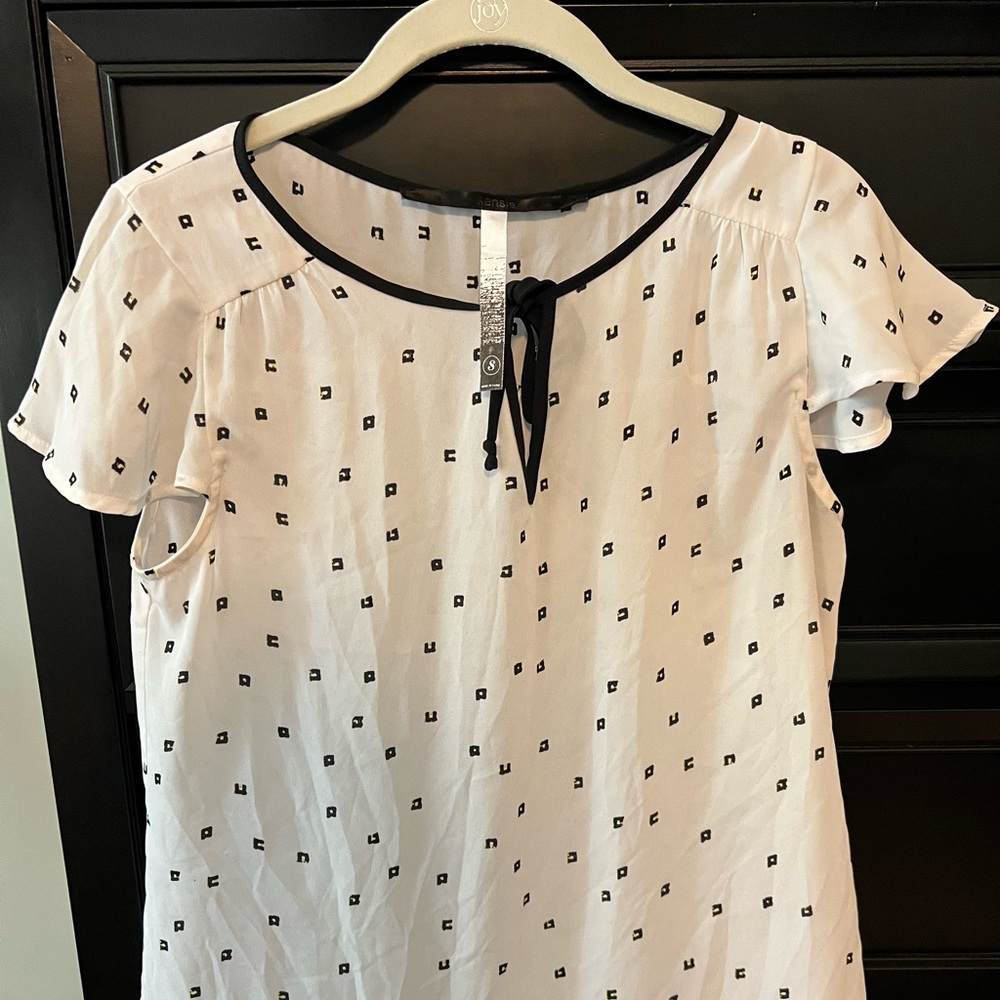 Kensie Women’s Short Sleeve Print Blouse